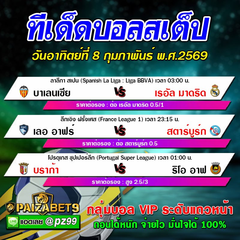 ทีเด็ดบอลสเต็ป